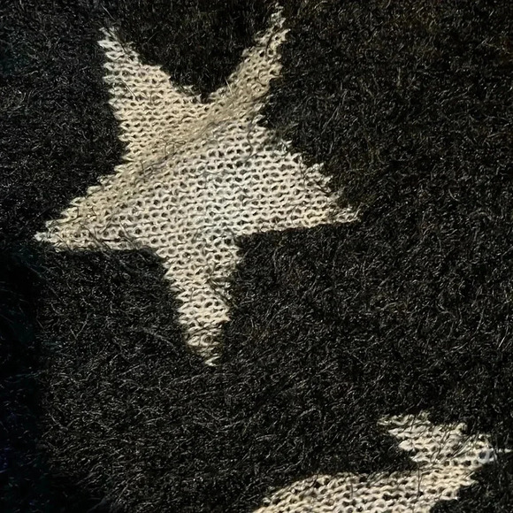 Torrid Black Star Sweater Coat Plus 00 - Picture 5 of 9